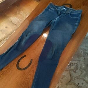 Women's Irideon denim breeches size 26